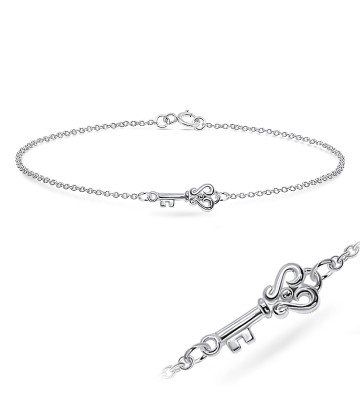 Big Key Silver Bracelet BRS-563